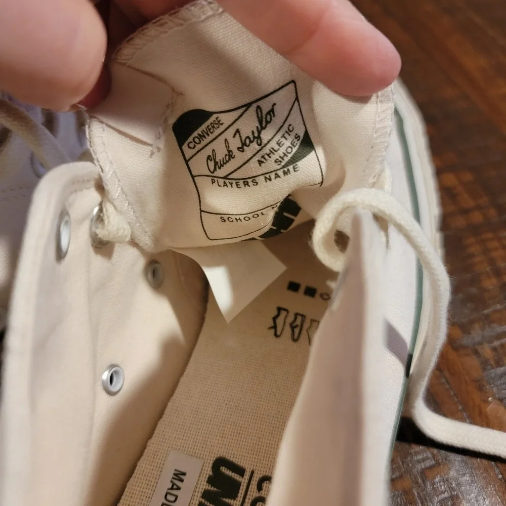 Converse Undefeated x Chuck 70 Mid Parchment Chive - A00670C Mens 5.5 Womens 7.5